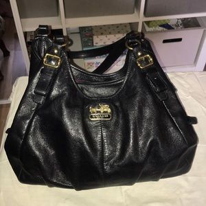 Black handbag